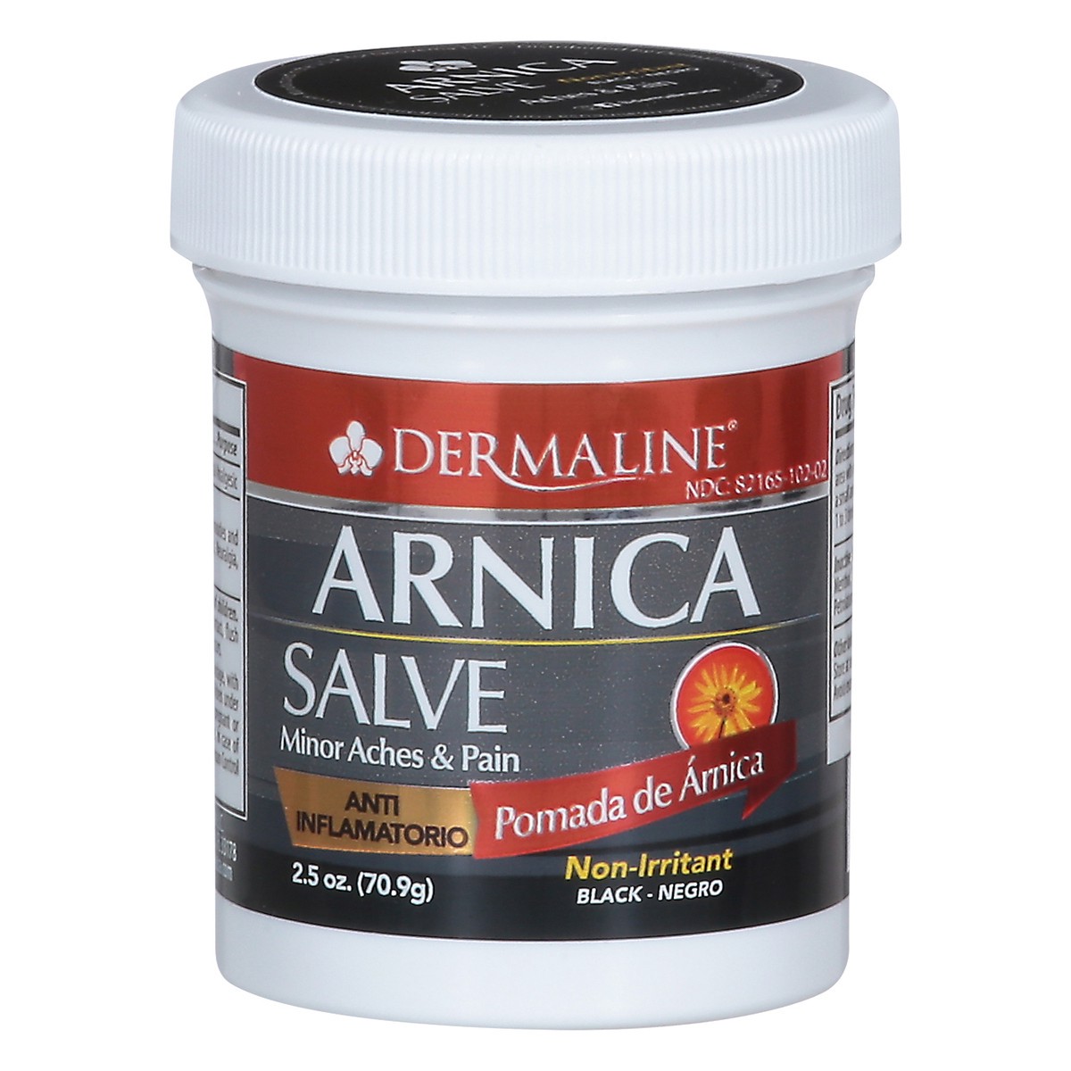 slide 13 of 14, Dermaline Black Minor Aches & Pain Arnica Salve 2.5 oz, 2.5 oz