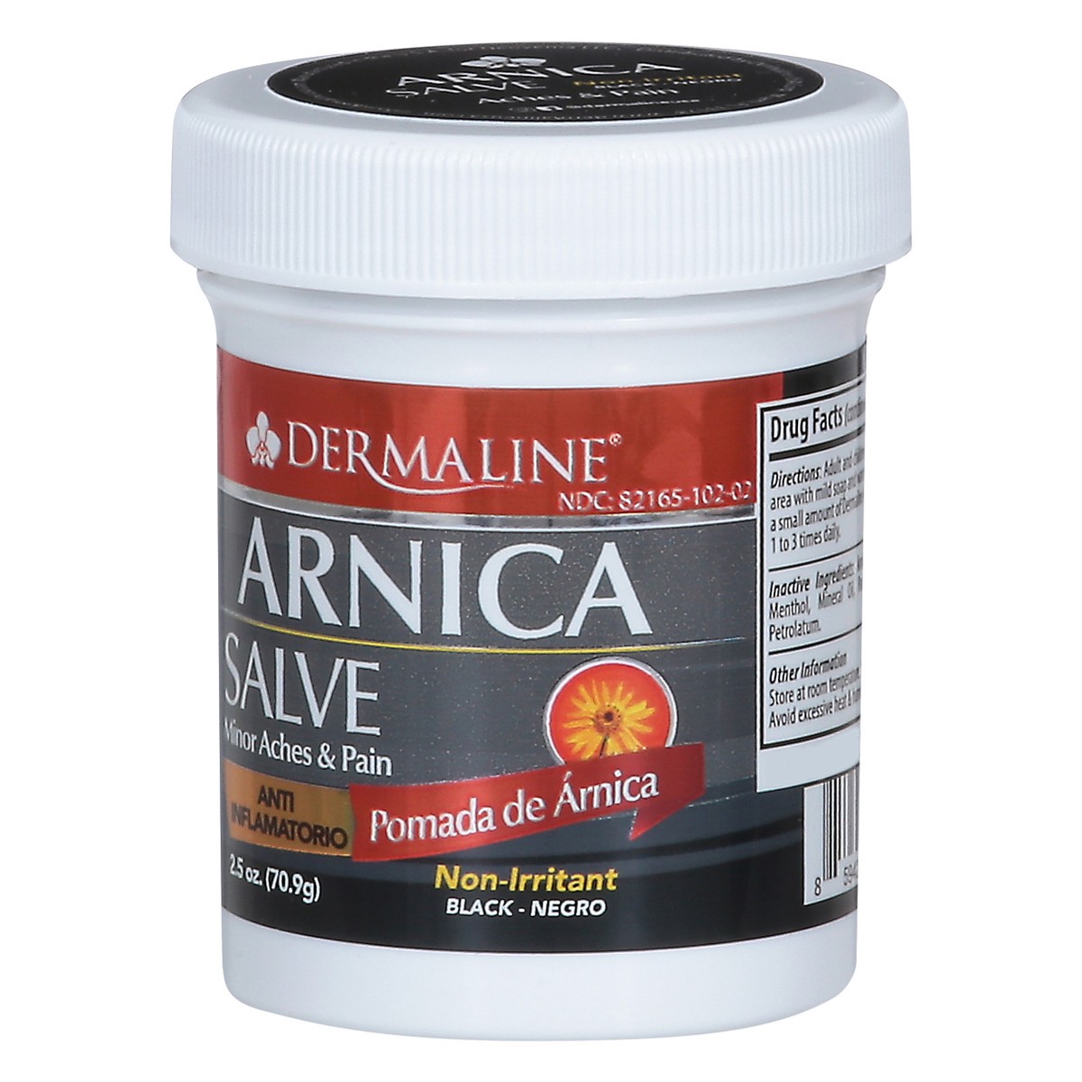 slide 10 of 14, Dermaline Black Minor Aches & Pain Arnica Salve 2.5 oz, 2.5 oz