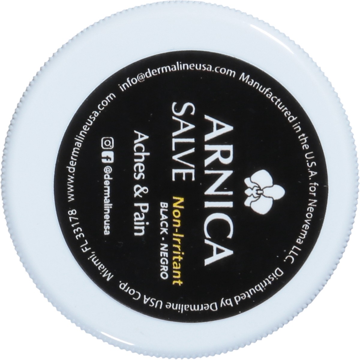 slide 7 of 14, Dermaline Black Minor Aches & Pain Arnica Salve 2.5 oz, 2.5 oz