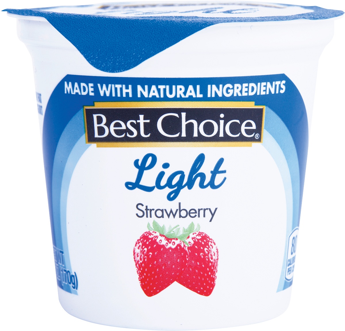 slide 1 of 1, Best Choice Light Yogurt Strawberry, 6 oz