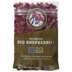 Willamette Valley Pie Co. All-Natural Red Raspberries 2 lb