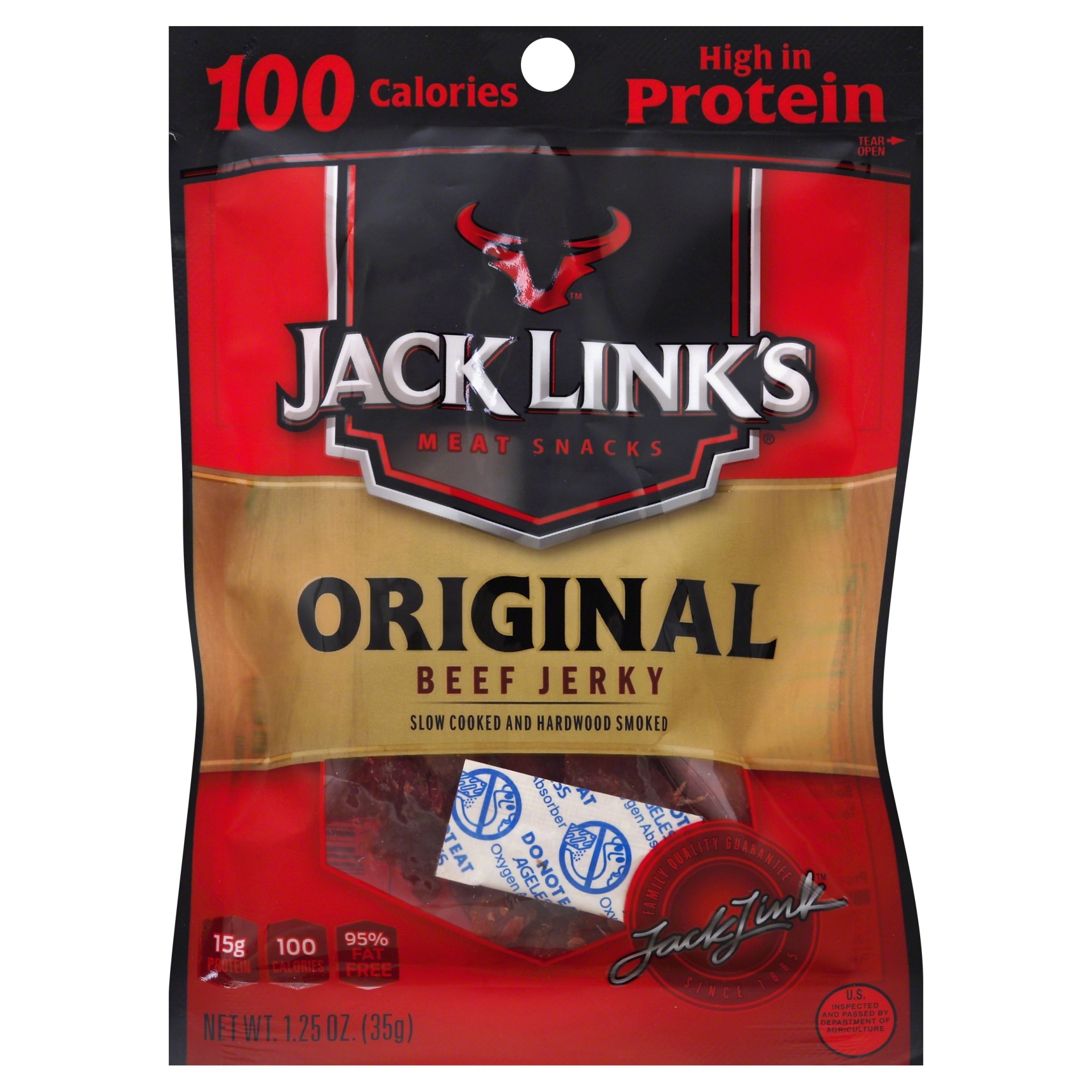 slide 1 of 1, Jack Link's Premium Cuts Original Beef Jerky, 1.25 oz