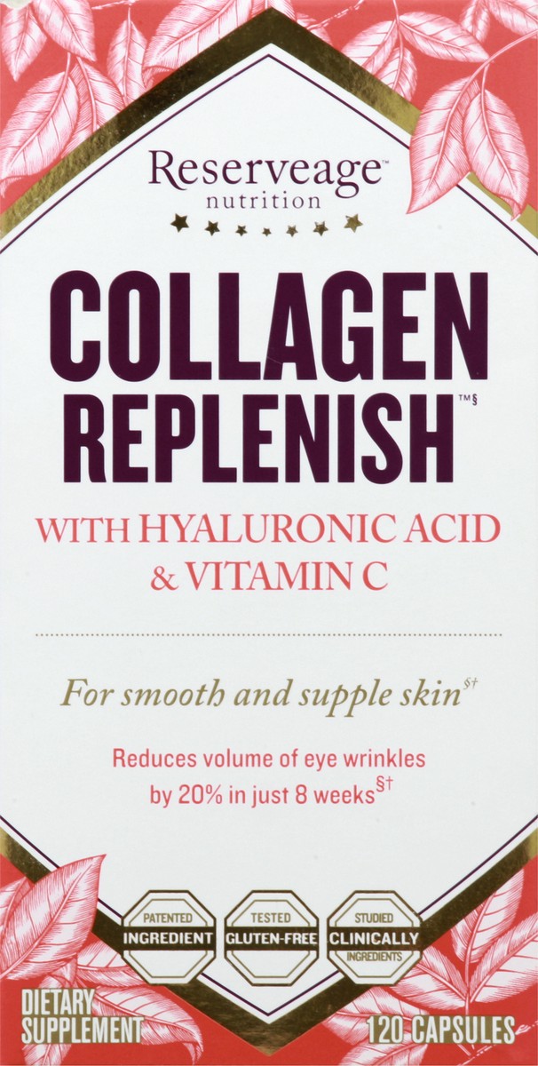 slide 3 of 13, Reserveage Nutrition Collagen Replenish 120 ea, 120 ct