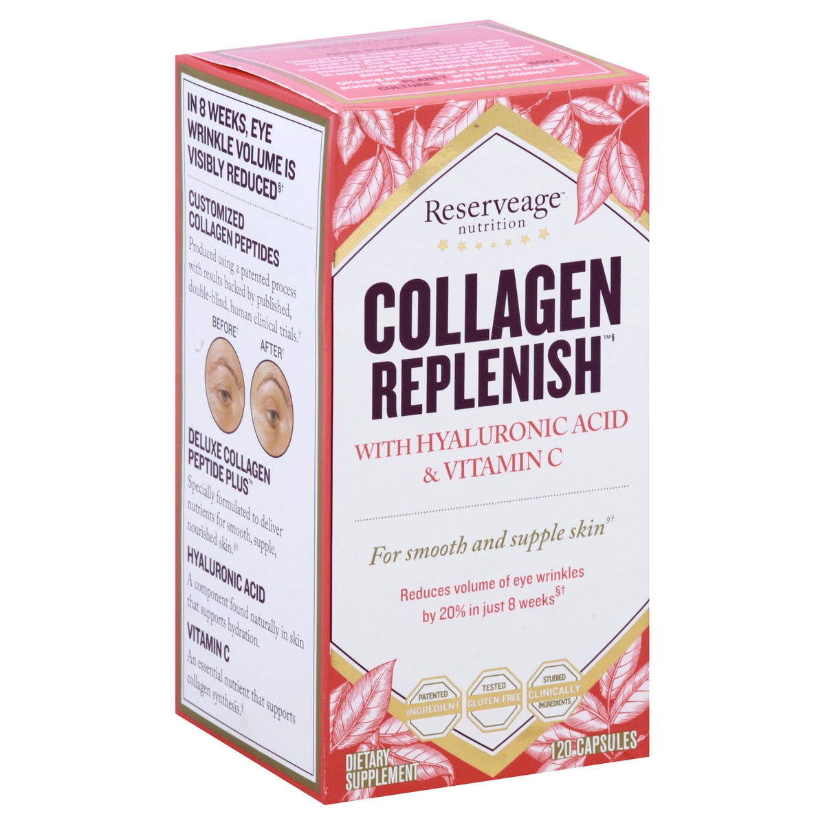 slide 7 of 13, Reserveage Nutrition Collagen Replenish 120 ea, 120 ct