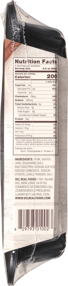 slide 6 of 9, Del Real Foods Carnitas Pork, 12 oz