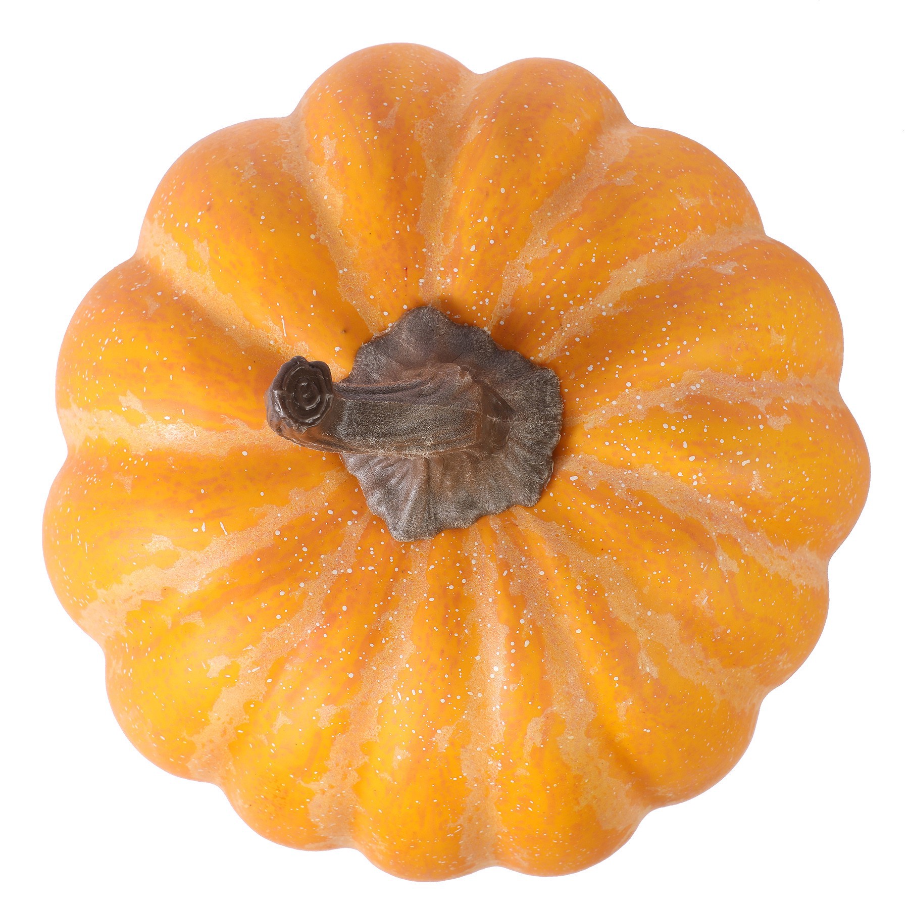 slide 2 of 2, 17.5" Tall Orange Decorative Pumpkin By Ashland, 17.5 in