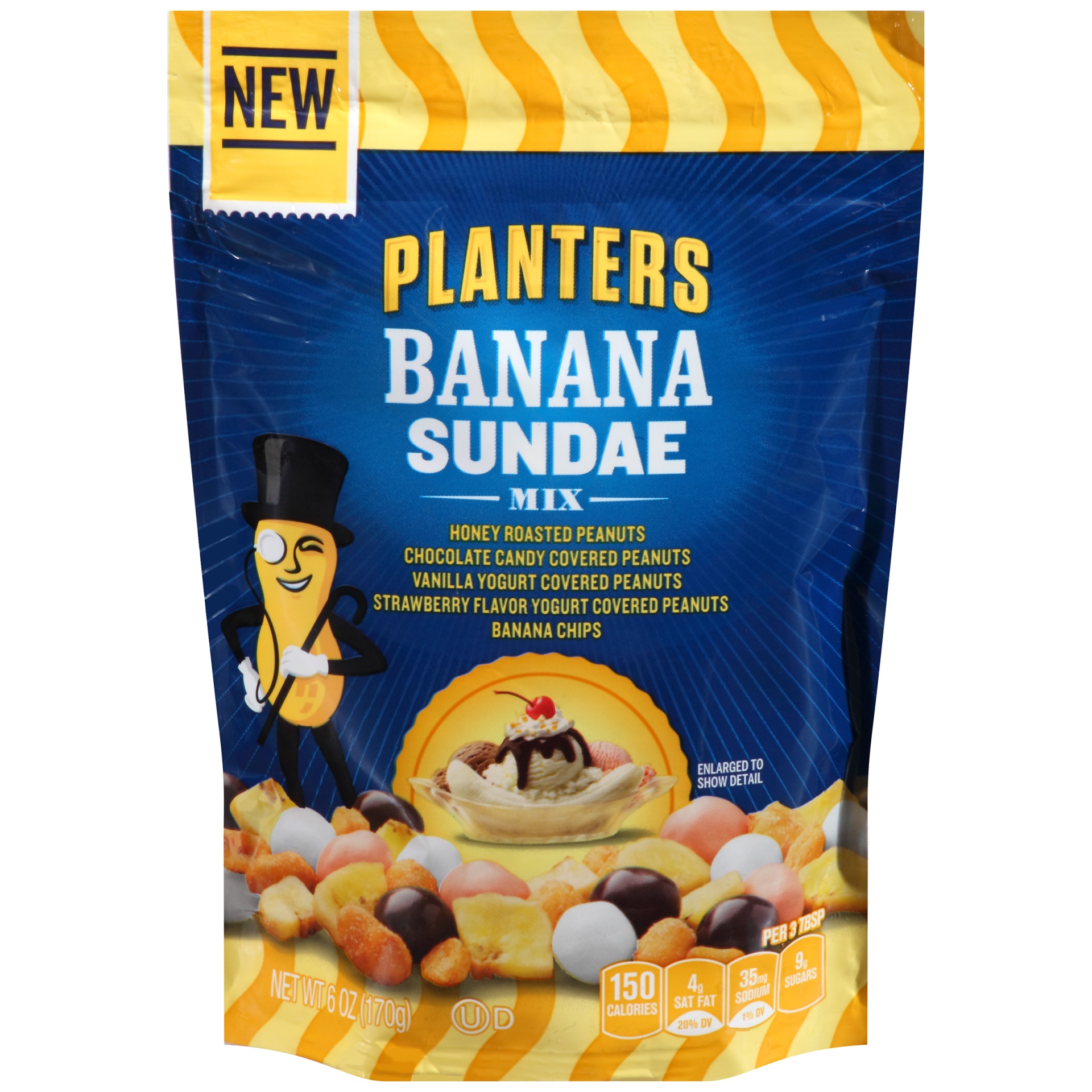 slide 1 of 5, Planters Banana Sundae Dessert Mix, 6 oz