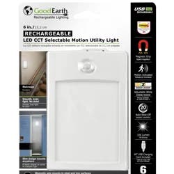 Good Earth Lighting 6" Slim Rechargeable Motion Activated Light