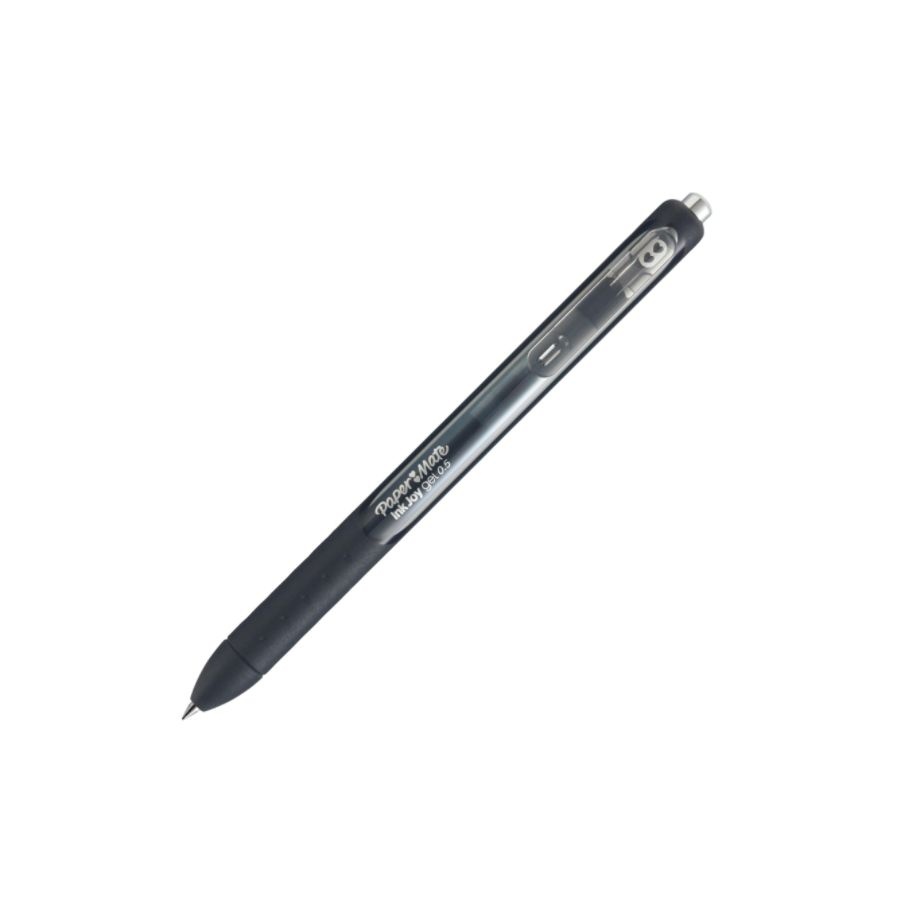 slide 4 of 10, Paper Mate Inkjoy Retractable Gel Pens, Fine Point, 0.5 Mm, Black Barrels, Assorted Ink Colors, Pack Of 3, 3 ct