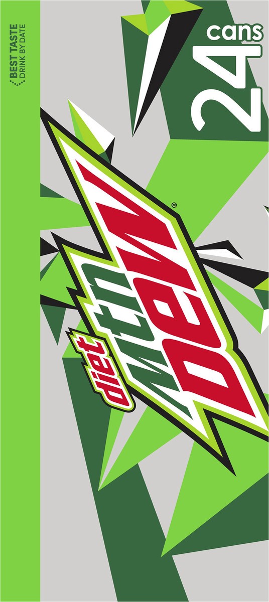 slide 4 of 13, Mountain Dew Diet Soda Citrus - 24 ct, 24 ct