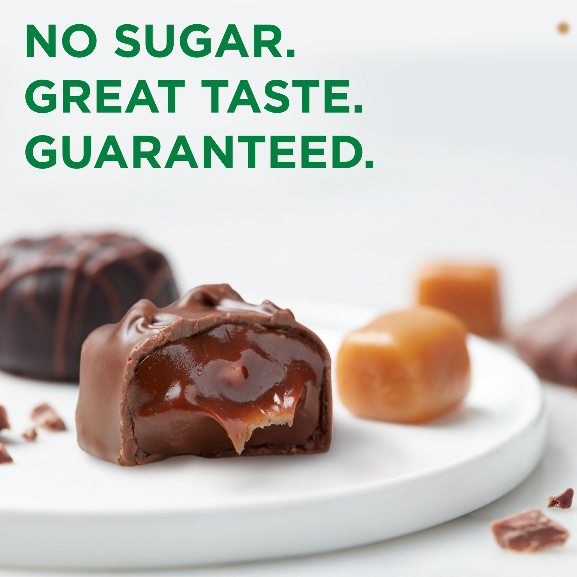 slide 2 of 4, RUSSELL STOVER Sugar Free Caramel in Chocolate Candy, 2 oz. bag, 4 ct