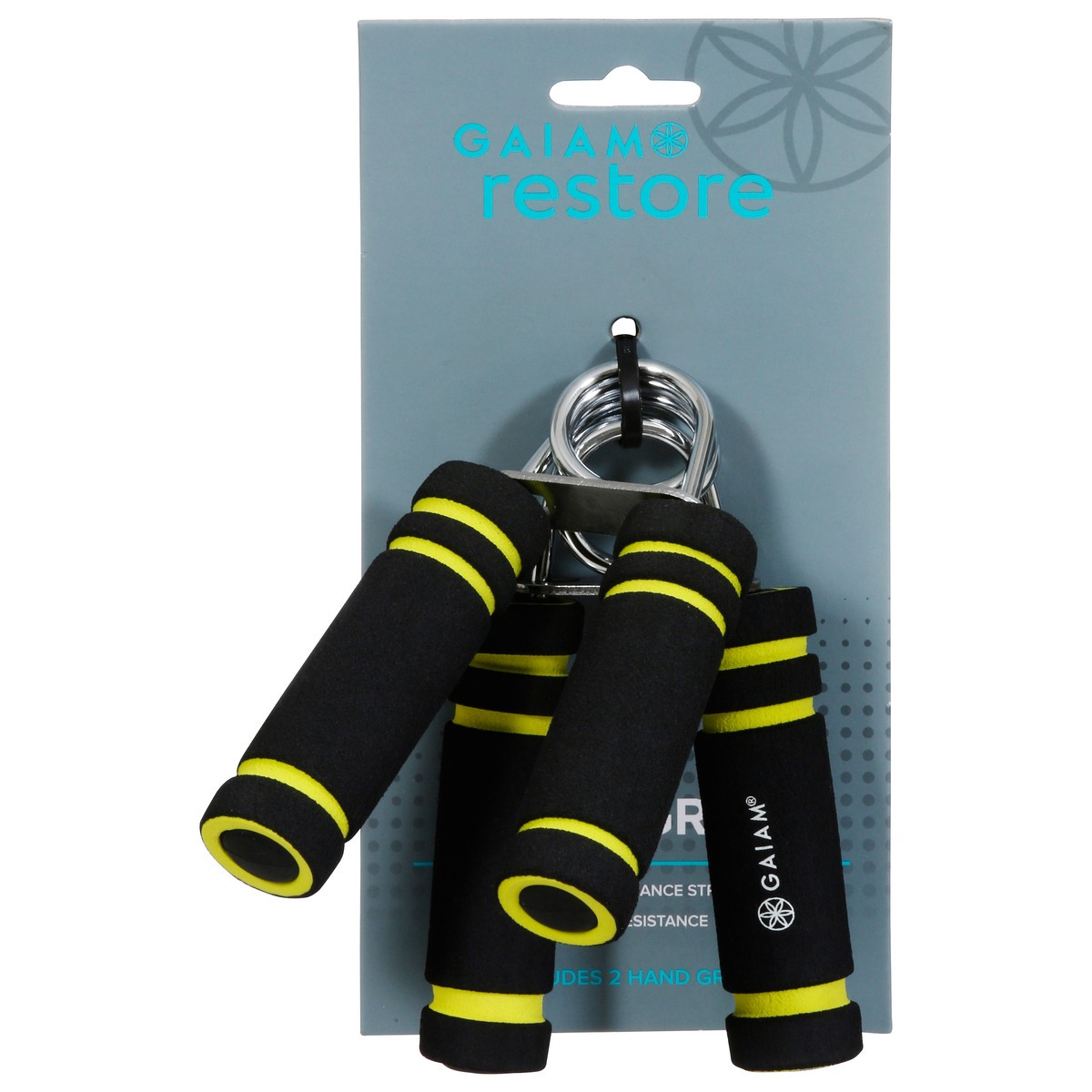 slide 1 of 9, Gaiam Restore 2-Pack Hand Grips 2 ea, 1 ct