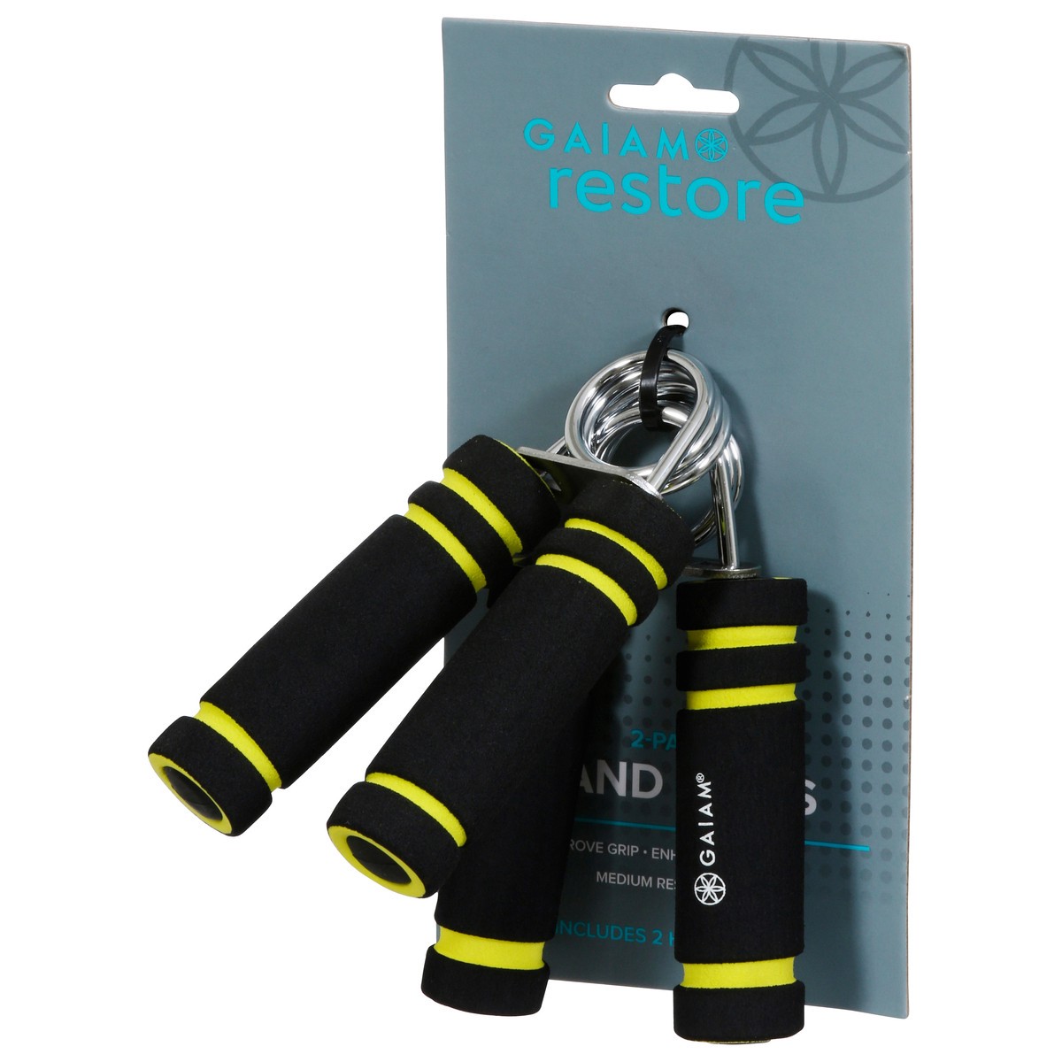 slide 5 of 9, Gaiam Restore 2-Pack Hand Grips 2 ea, 1 ct