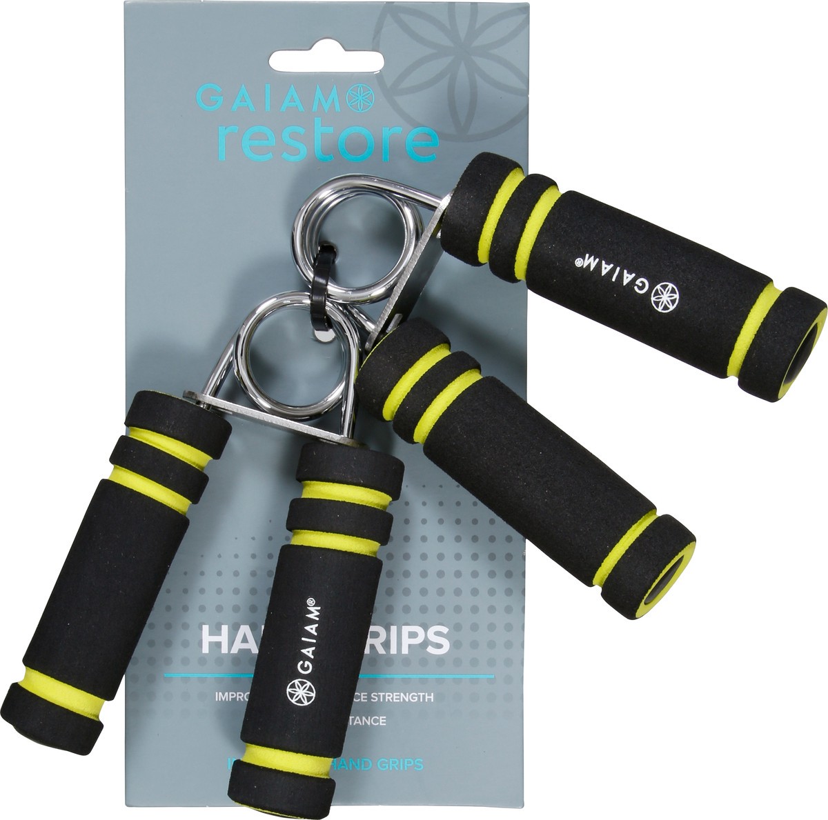 slide 6 of 9, Gaiam Restore 2-Pack Hand Grips 2 ea, 1 ct