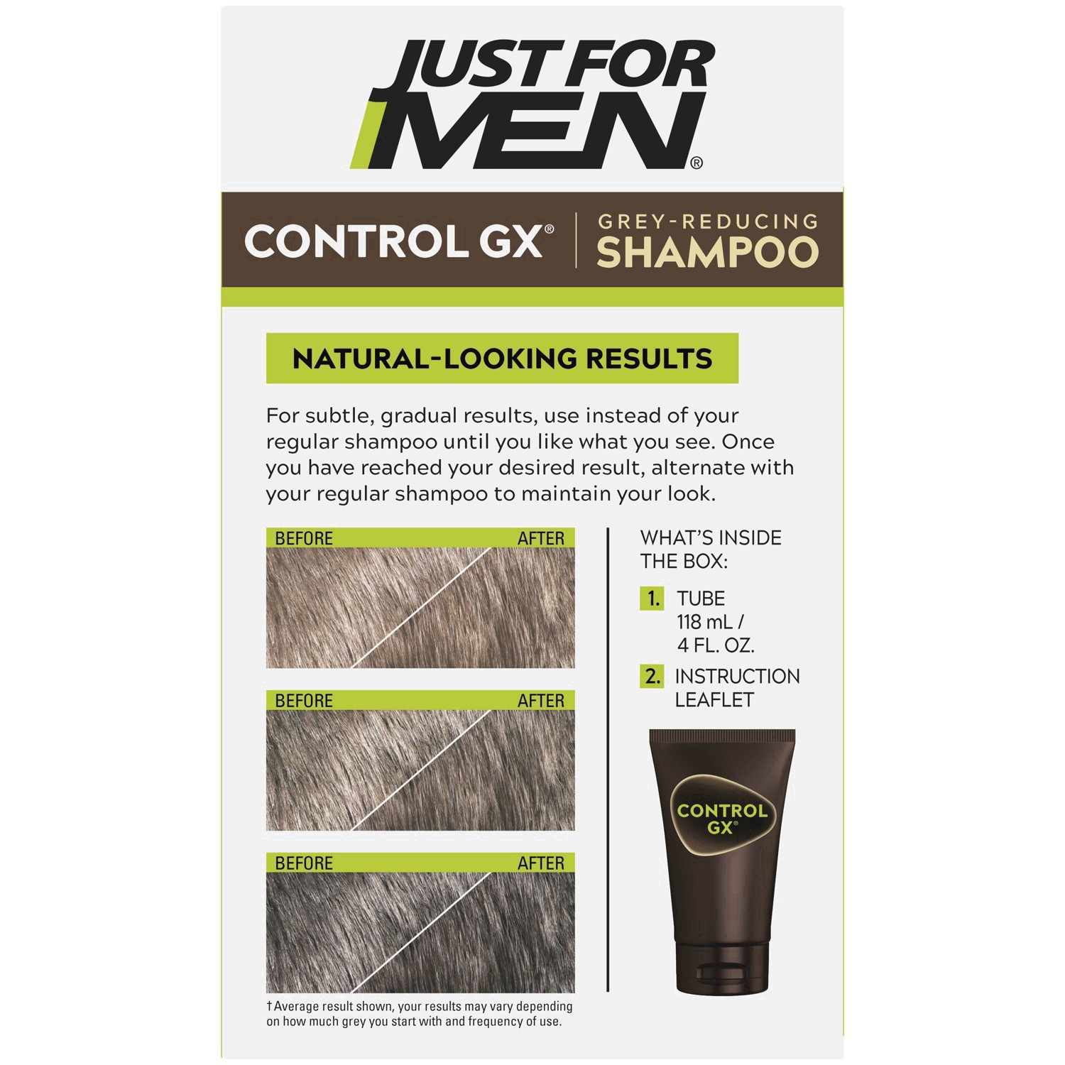 slide 11 of 55, Just for Men Control GX Shampoo 4oz, 4 fl oz