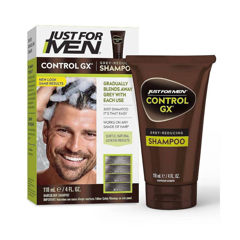 slide 1 of 55, Just for Men Control GX Shampoo 4oz, 4 fl oz