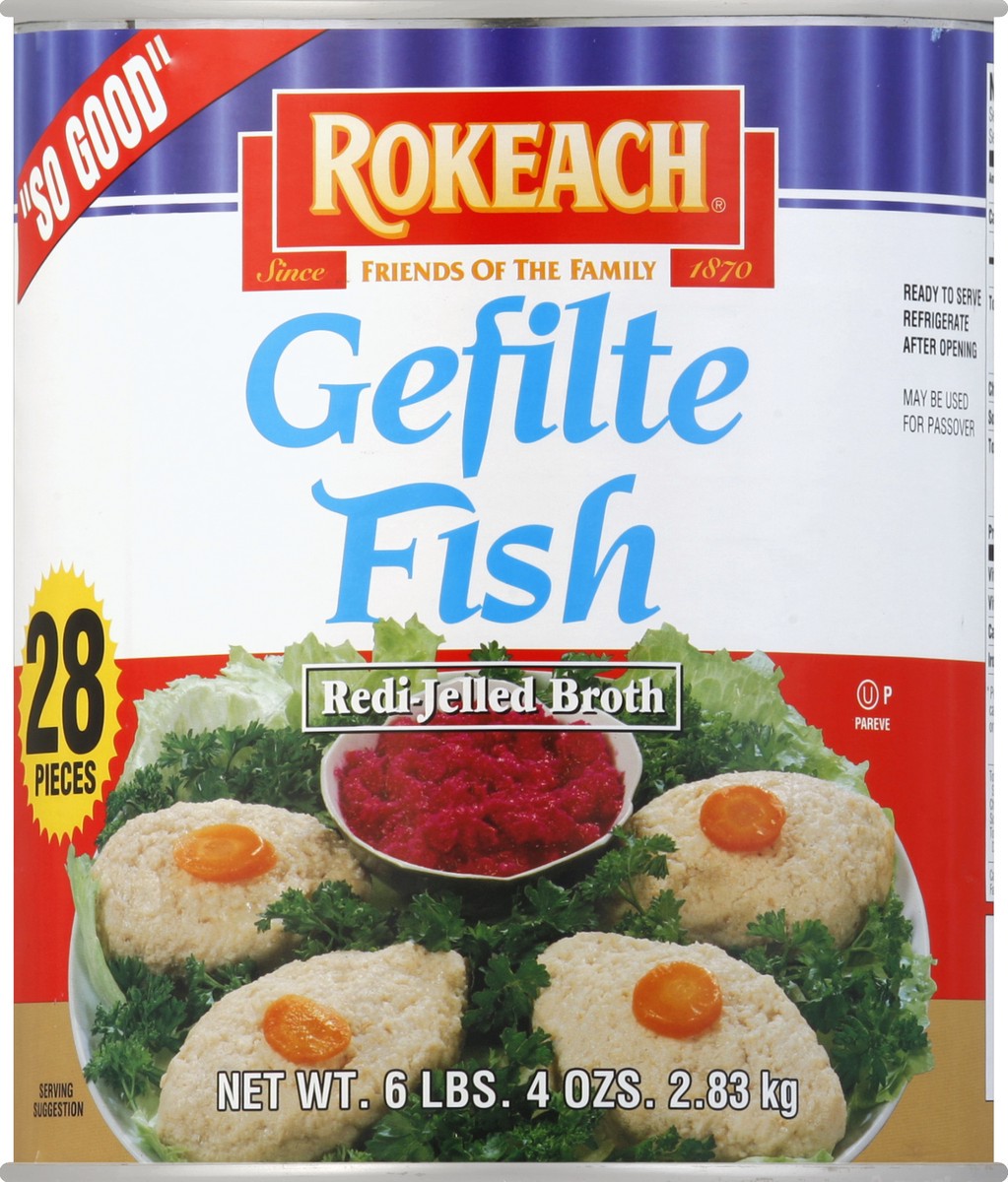slide 2 of 2, Rokeach Gefilte Fish, 28 ct