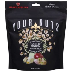 Your Nuts Garlic Onion Pistachios with Hint of Olive 6 oz