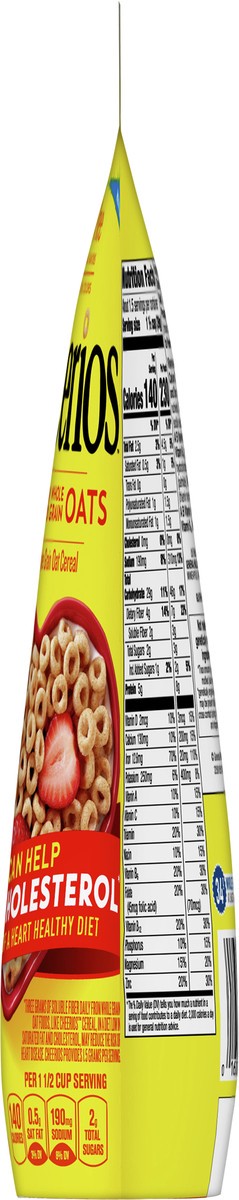 slide 8 of 9, Cheerios Whole Grain Oats Gluten-Free Breakfast Cereal, 2.2 oz Pouch, 2.2 oz