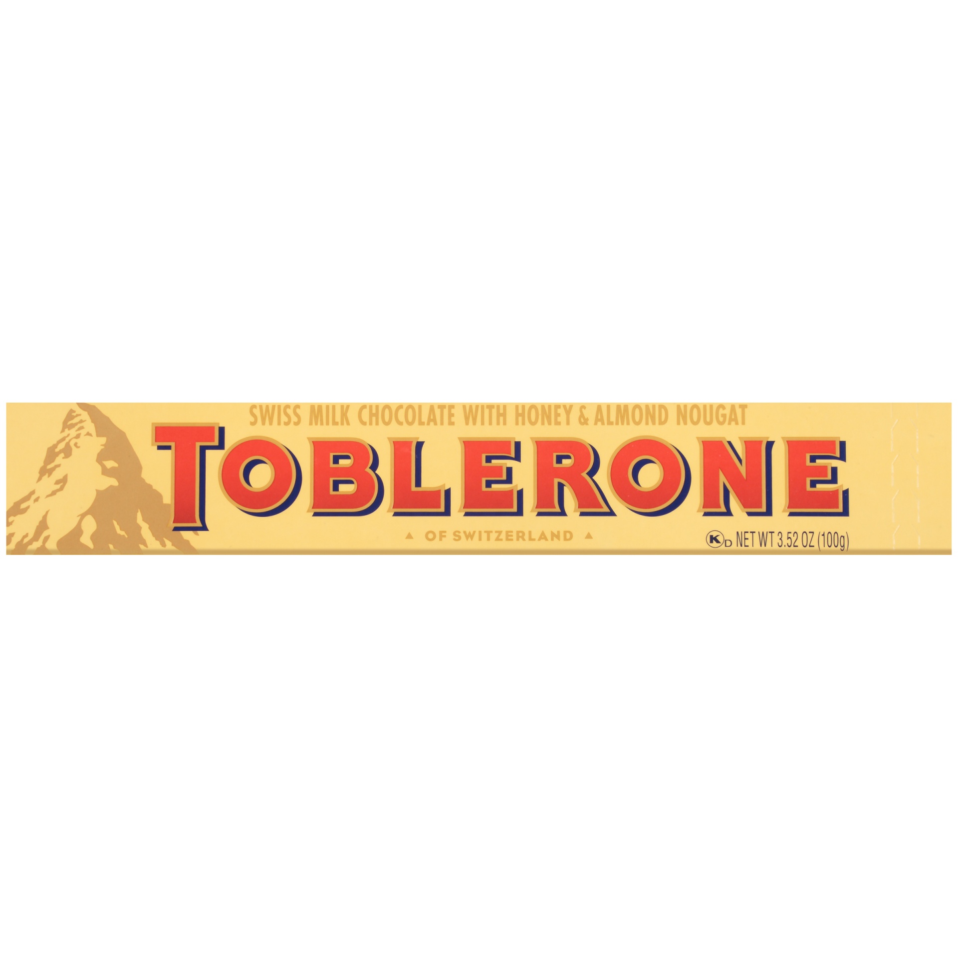 slide 1 of 8, Toblerone Swiss Milk Chocolate Candy Bar with Honey and Almond Nougat, 3.52 oz, 3.5 oz