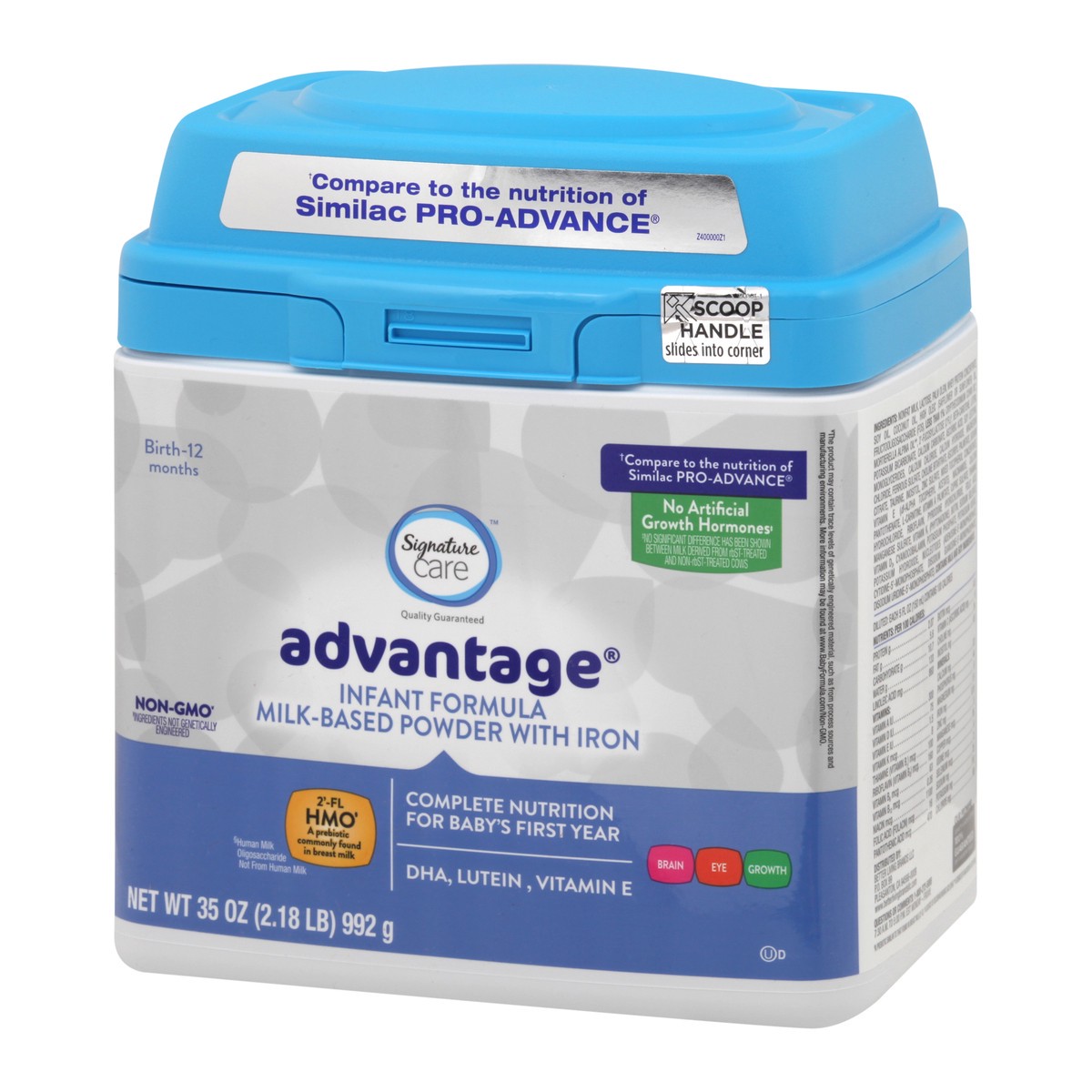 slide 8 of 12, Signature Care Infant Formula Advantage With Iron, 35 oz