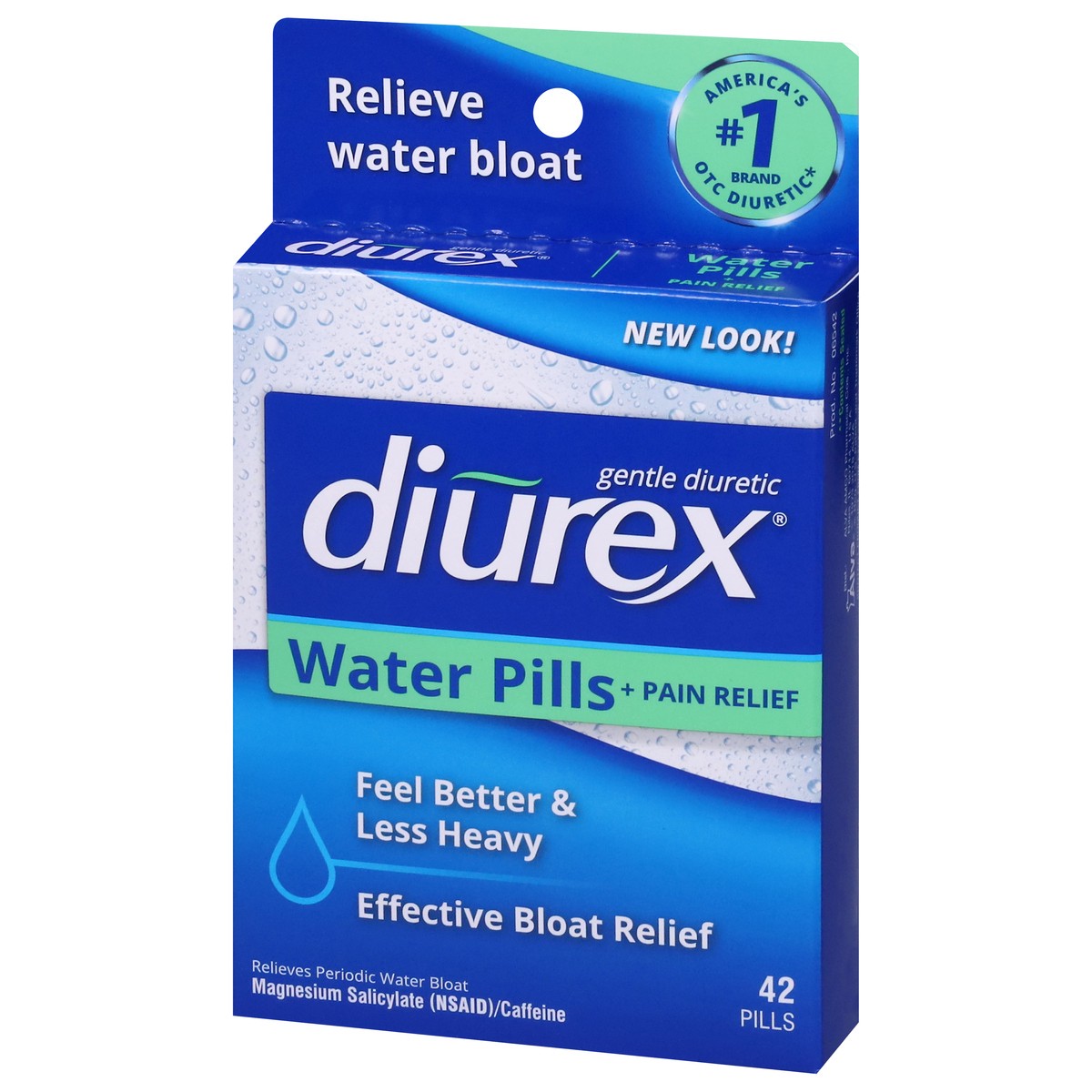 slide 2 of 9, Diurex Water Pills + Pain Relief 42 ea, 42 ct