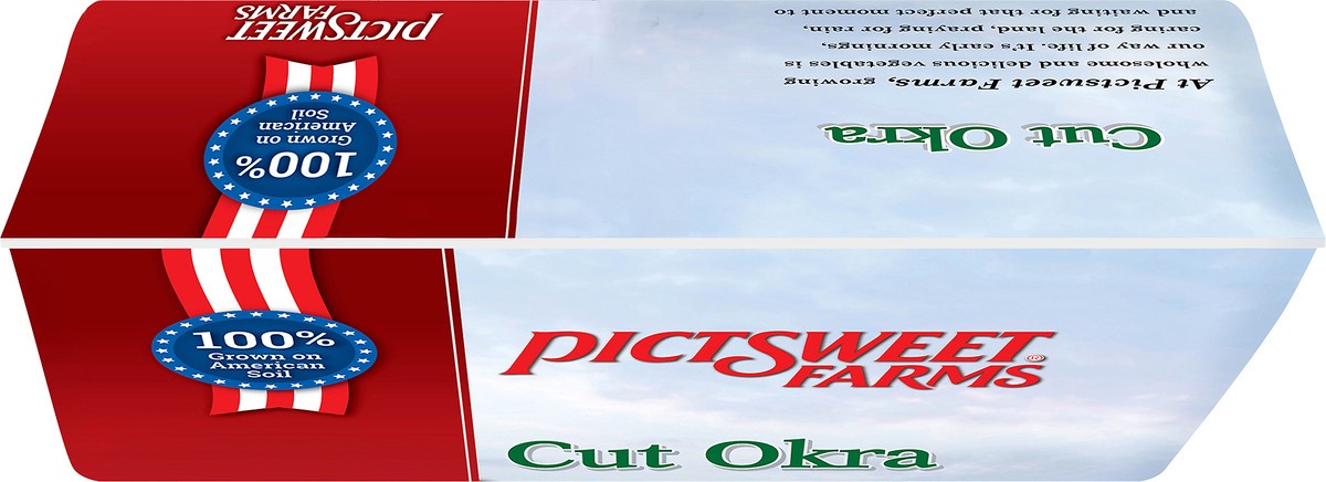 slide 7 of 7, PictSweet Okra, 24 oz