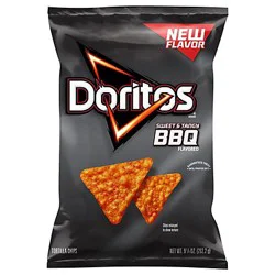 Doritos Tortilla Chips Sweet & Tangy BBQ 9.25 Oz