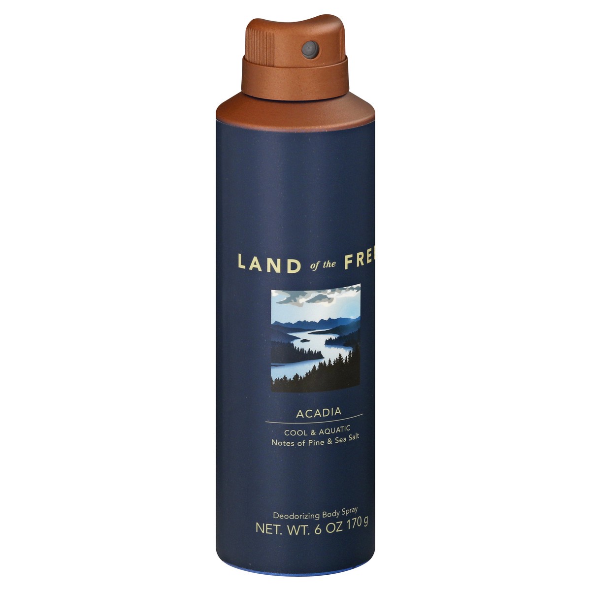 slide 5 of 11, Land of the Free Acadia Deodorizing Body Spray 6 oz, 1 ct