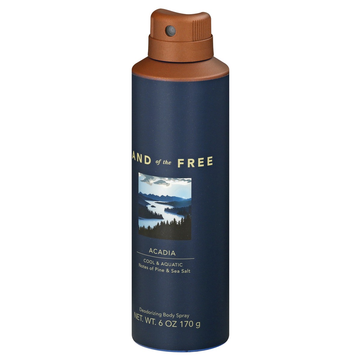 slide 8 of 11, Land of the Free Acadia Deodorizing Body Spray 6 oz, 1 ct
