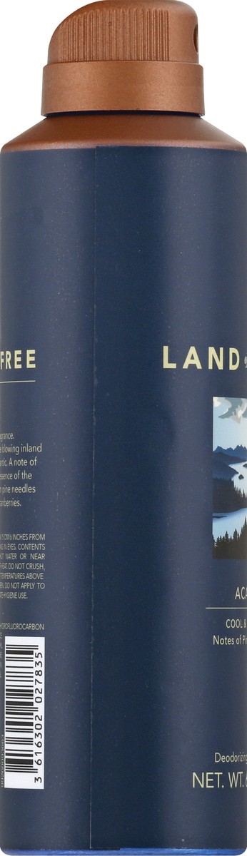 slide 6 of 11, Land of the Free Acadia Deodorizing Body Spray 6 oz, 1 ct