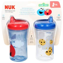Nuk Sesame Street 10 Ounces 9+ Months Hard Spout Cups 2 ea