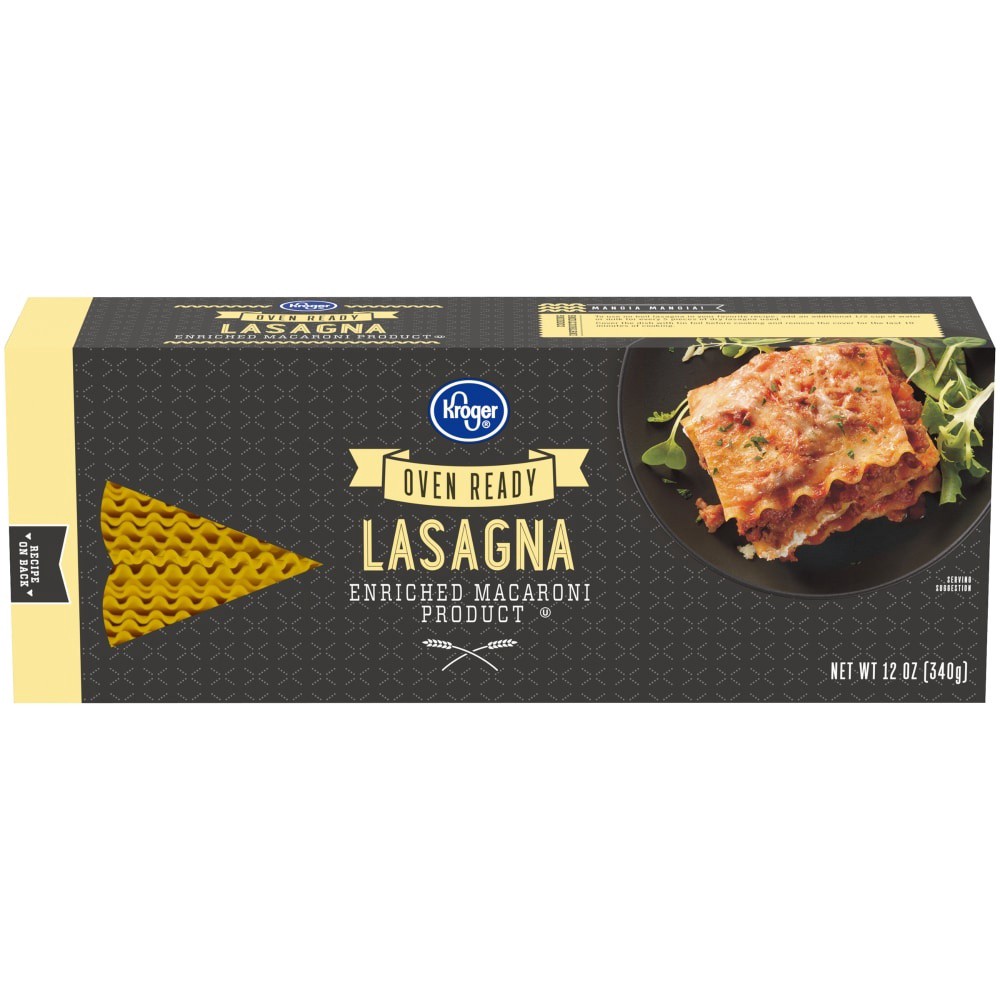 slide 1 of 3, Kroger Oven Ready Lasagna Noodles, 12 oz