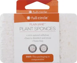Full Circle Plain Jane Plant Sponges 3 ea
