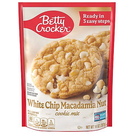 slide 1 of 1, Betty Crocker Cookie Mix White Chip Macadamia Nut - 14 Oz, 14 oz