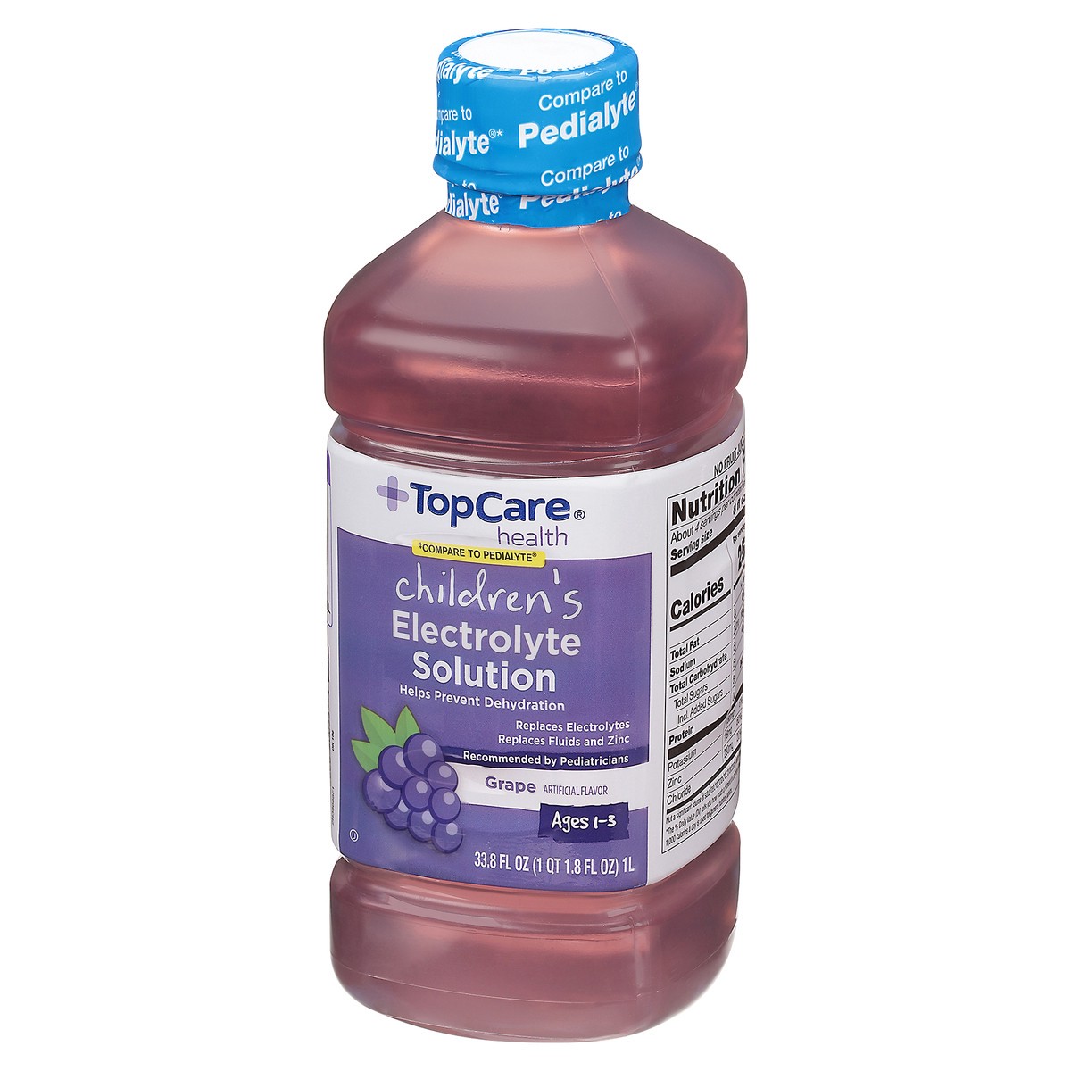 slide 9 of 14, Topcare Oral Electrolyte Grape W/ Zinc, 1 liter