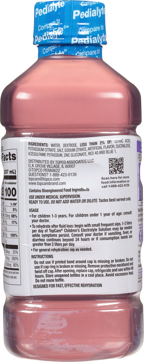 slide 12 of 14, Topcare Oral Electrolyte Grape W/ Zinc, 1 liter