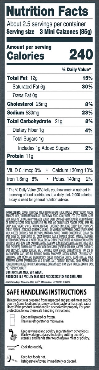 slide 2 of 15, Urban Pie Pizza Co. Mini Pepperoni Rosa Calzones 8 ea, 8 ct
