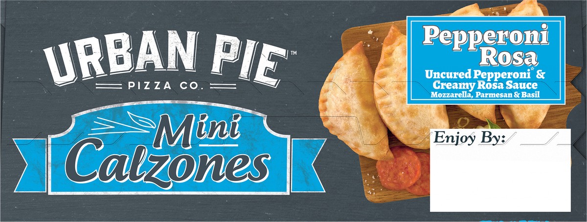 slide 9 of 15, Urban Pie Pizza Co. Mini Pepperoni Rosa Calzones 8 ea, 8 ct