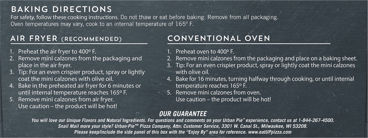 slide 10 of 15, Urban Pie Pizza Co. Mini Pepperoni Rosa Calzones 8 ea, 8 ct