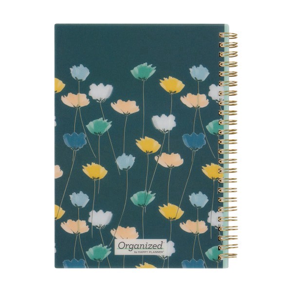 slide 3 of 10, 2025-2026 Organized by Happy Planner Monthly/Weekly Small Happy Planner, 5-7/16"" x 8-5/16"", Petal Poetry, July 2025 To June 2026, PT0008S010, 1 ct