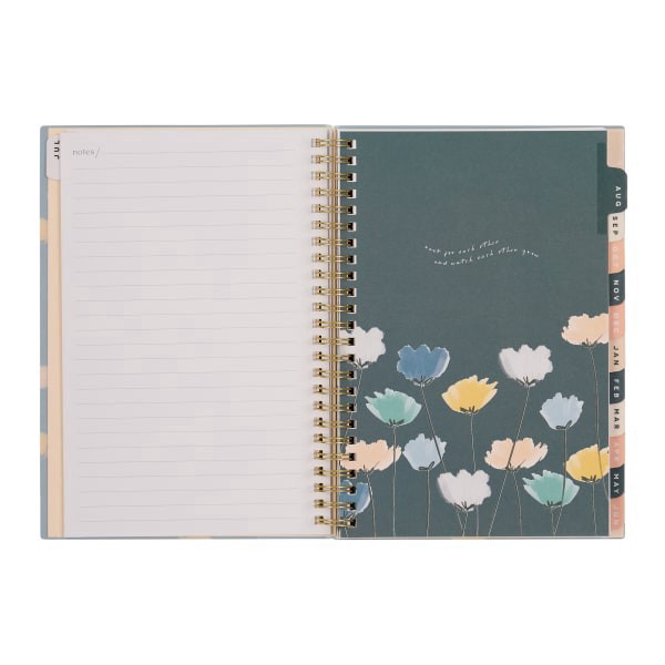 slide 2 of 10, 2025-2026 Organized by Happy Planner Monthly/Weekly Small Happy Planner, 5-7/16"" x 8-5/16"", Petal Poetry, July 2025 To June 2026, PT0008S010, 1 ct