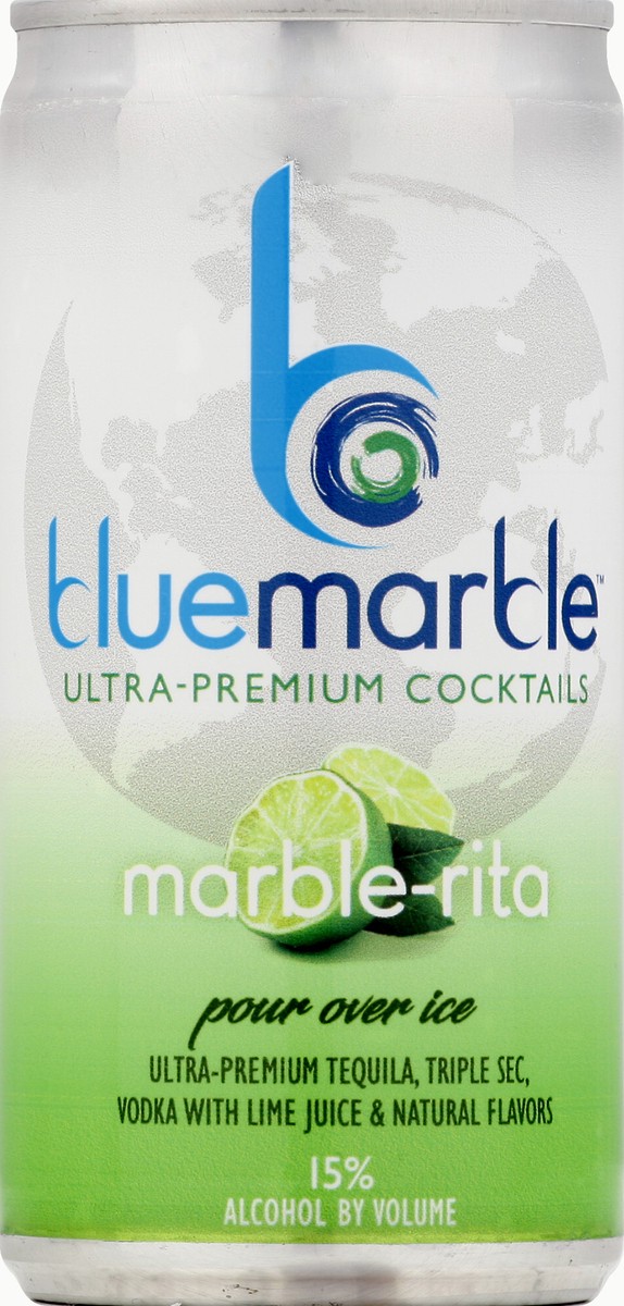 slide 3 of 11, Blue Marble Cocktails, Marble-Rita, 4 ct; 200 ml