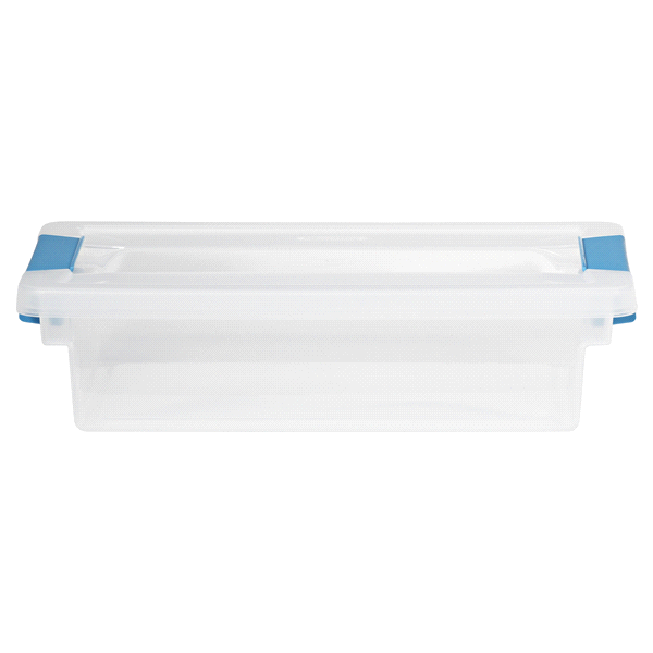 slide 1 of 2, Sterilite Small Clip Box, Clear, SM