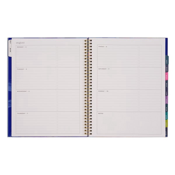 slide 8 of 10, 2025-2026 Organized by Happy Planner Monthly/Weekly Big Happy Planner, 8-1/2"" x 11"", Brushed Elegance, July 2025 To June 2026, PT0006B022, 1 ct