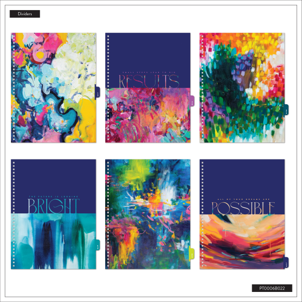 slide 9 of 10, 2025-2026 Organized by Happy Planner Monthly/Weekly Big Happy Planner, 8-1/2"" x 11"", Brushed Elegance, July 2025 To June 2026, PT0006B022, 1 ct