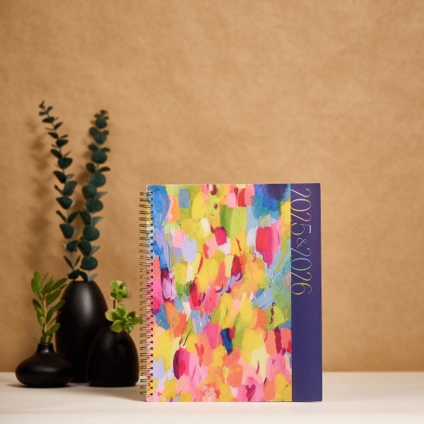 slide 10 of 10, 2025-2026 Organized by Happy Planner Monthly/Weekly Big Happy Planner, 8-1/2"" x 11"", Brushed Elegance, July 2025 To June 2026, PT0006B022, 1 ct