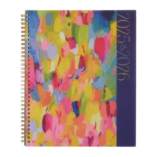 slide 1 of 10, 2025-2026 Organized by Happy Planner Monthly/Weekly Big Happy Planner, 8-1/2"" x 11"", Brushed Elegance, July 2025 To June 2026, PT0006B022, 1 ct