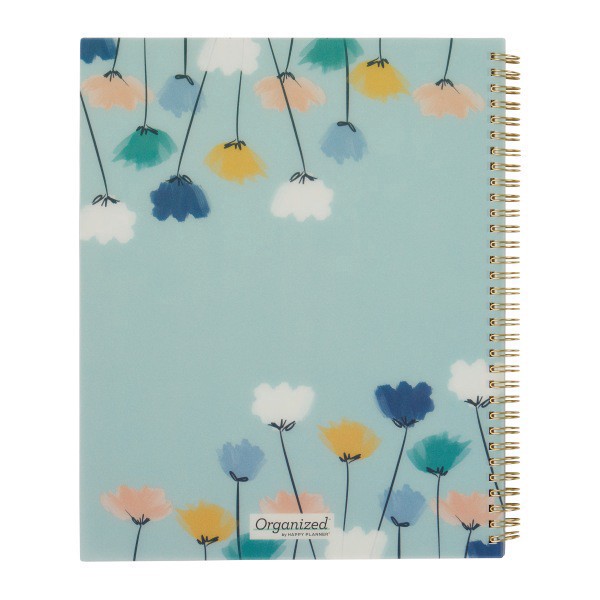 slide 3 of 10, 2025-2026 Organized by Happy Planner Monthly/Weekly Big Happy Planner, 8-1/2"" x 11"", Petal Poetry, July 2025 To June 2026, PT0006B012, 1 ct