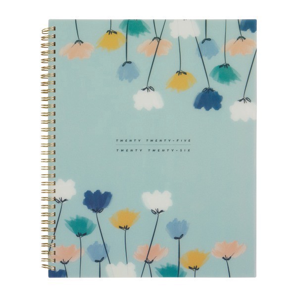 slide 1 of 10, 2025-2026 Organized by Happy Planner Monthly/Weekly Big Happy Planner, 8-1/2"" x 11"", Petal Poetry, July 2025 To June 2026, PT0006B012, 1 ct